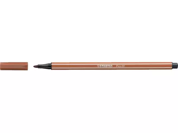 Een Viltstift STABILO Pen 68/75 medium sienna koop je bij Peter Wind