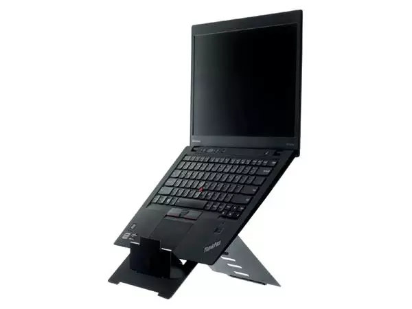 Een Ergonomische laptopstandaard R-Go Tools Riser zwart koop je bij Draais.com