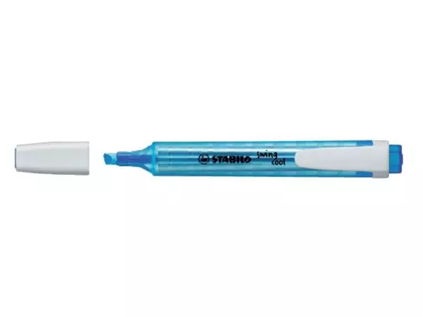 Een Markeerstift STABILO Swing cool 275/31 blauw koop je bij Kantorice office & business supplies