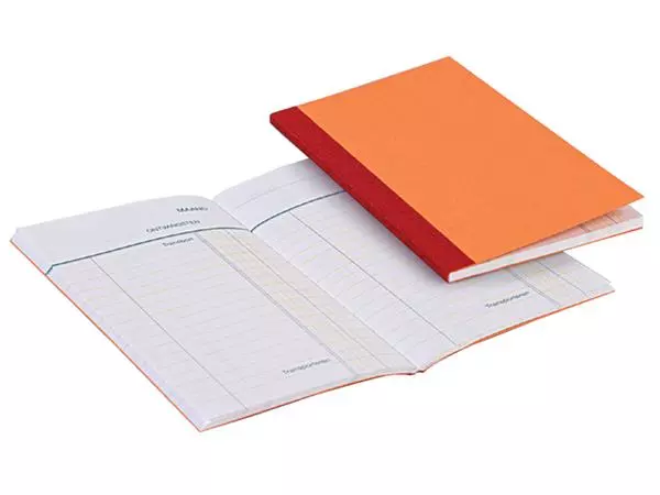 Een Kasboek 135x83mm 72blz 1 kolom oranje koop je bij De Rijk Kantoorshop