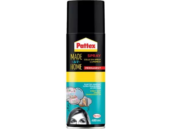 Een Lijm Pattex hobby spray permanent 400ml koop je bij All Office Kuipers BV