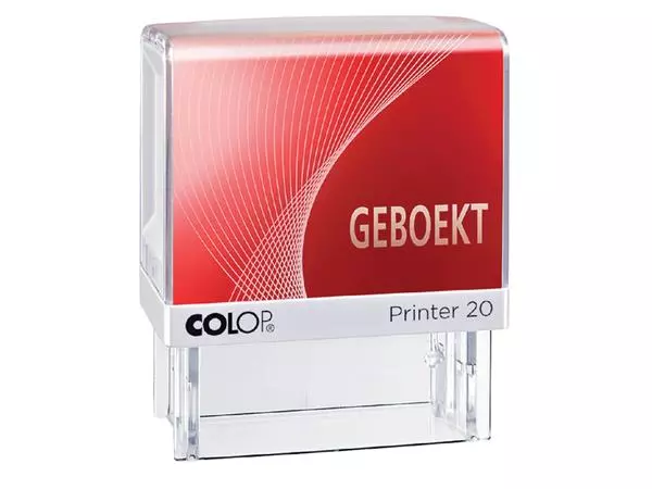 Een Woordstempel Colop Printer 20 geboekt rood koop je bij Schellen Boek- en Kantoorboekhandel