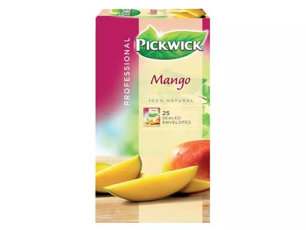 Een Thee Pickwick mango 25x1.5gr koop je bij Continu Kantoor