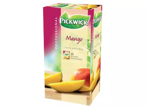 Een Thee Pickwick mango 25x1.5gr koop je bij Kantorice office & business supplies