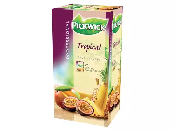 Een Thee Pickwick tropical 25x1.5gr met envelop koop je bij De Rijk Kantoorshop