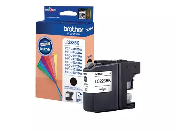 Een Inktcartridge Brother LC-223BK zwart koop je bij De Joma BV