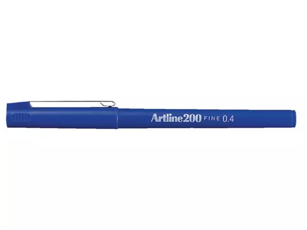 Een Fineliner Artline 200 rond fijn blauw koop je bij Continu Kantoor