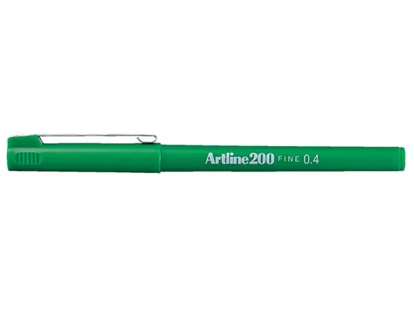 Een Fineliner Artline 200 rond fijn groen koop je bij De Joma BV