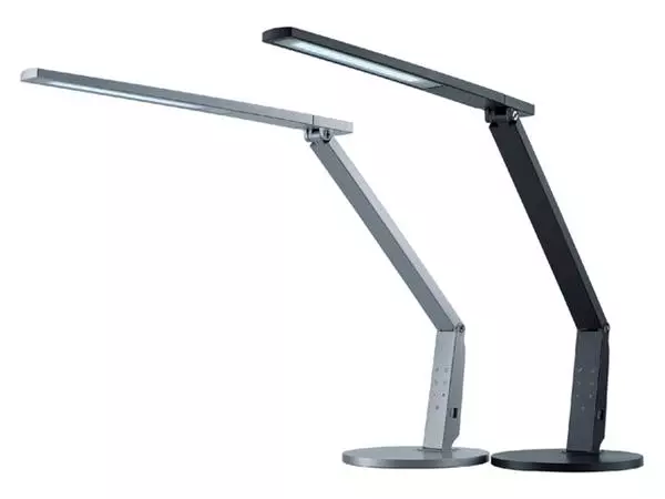 Een Bureaulamp Hansa led Vario Plus zilvergrijs koop je bij QuickOffice BV