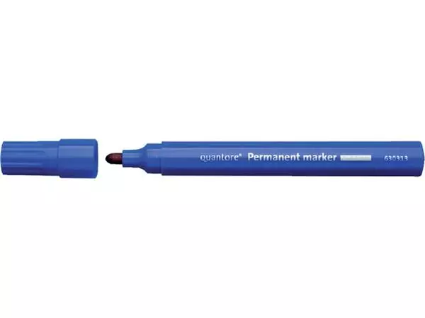Een Viltstift Quantore perm rond 1-1.5mm blauw koop je bij All Office Kuipers BV