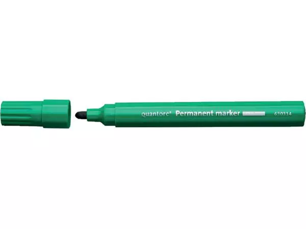 Een Viltstift Quantore perm rond 1-1.5mm groen koop je bij All Office Kuipers BV