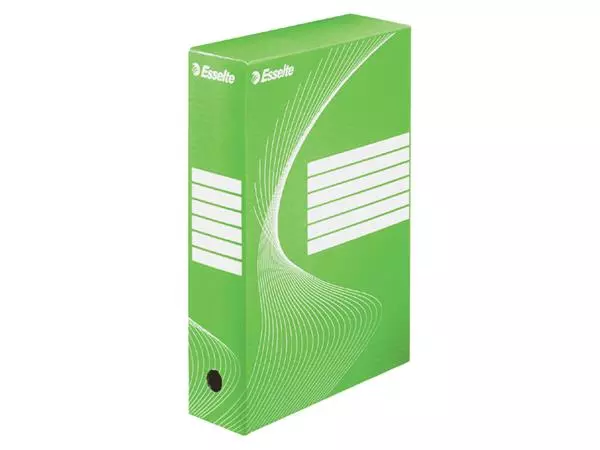 Een Archiefdoos Esselte Boxycolor 80mm groen koop je bij Kantoorboekhandel Van Atten