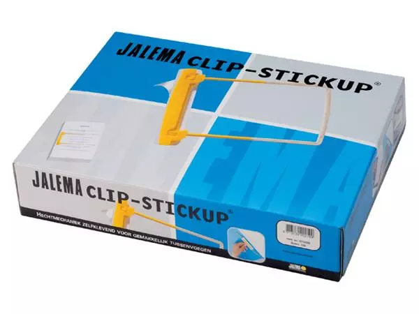 Een Bundelmechaniek Djois JalemaClip Stick-up geel zelfklevend 100 stuks koop je bij QuickOffice BV