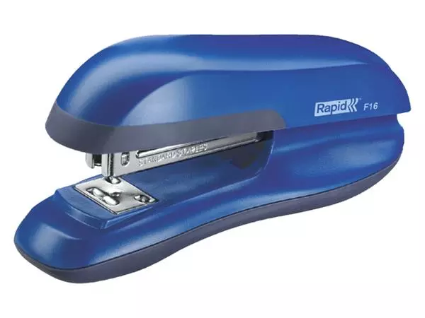 Een Bureaunietmachine Rapid Fashion full-strip F16 20 vel blauw koop je bij Deska Alles voor Kantoor