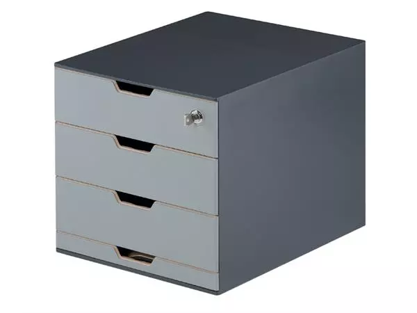 Een Coffee Point Box Durable 3385-58 antraciet-lichtgrijs koop je bij De Joma BV