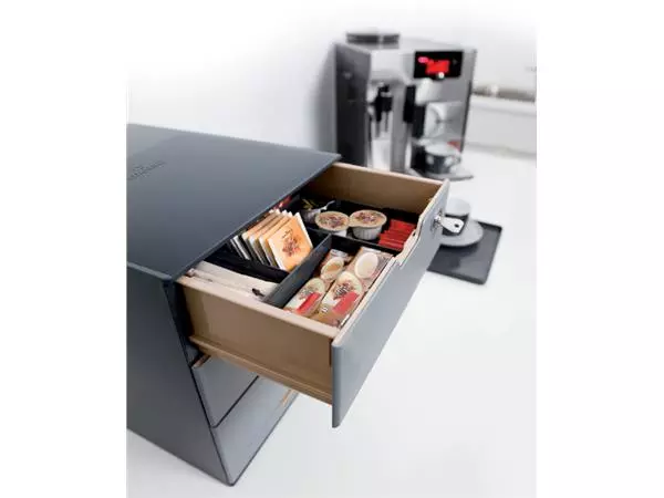 Een Coffee Point Box Durable 3385-58 antraciet-lichtgrijs koop je bij Peter Wind