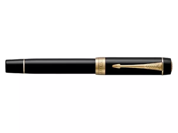 Een Vulpen Parker Duofold Classic black 18k GT medium koop je bij Kantorice office & business supplies