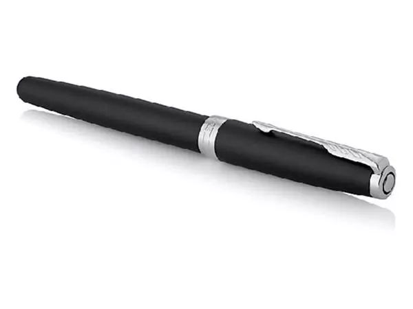 Een Vulpen Parker Sonnet matte black CT fijn koop je bij Peter Wind