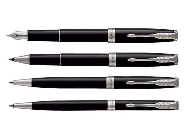 Een Rollerpen Parker Sonnet black lacquer CT F koop je bij De Rijk Kantoorshop