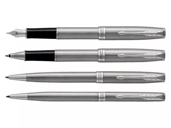 Een Vulpen Parker Sonnet stainless steel CT medium koop je bij All Office Kuipers BV