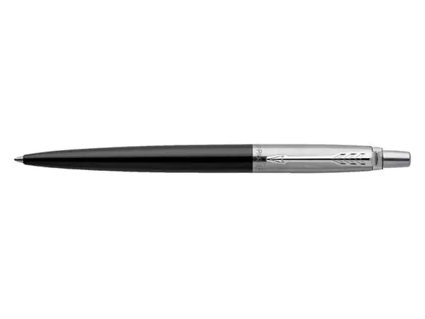 Een Balpen Parker Jotter Bond street black CT medium blister à 1 stuk koop je bij Den Otter Kantoorpartners B.V.