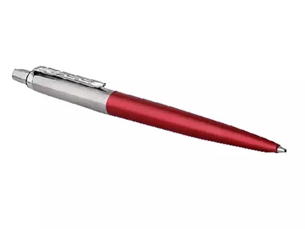 Een Balpen Parker Jotter Kensington red CT medium koop je bij Den Otter Kantoorpartners B.V.