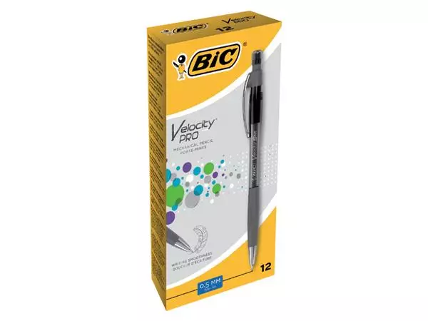 Een Vulpotlood Bic Velocity Pro HB 0.5mm grijs koop je bij All Office Kuipers BV