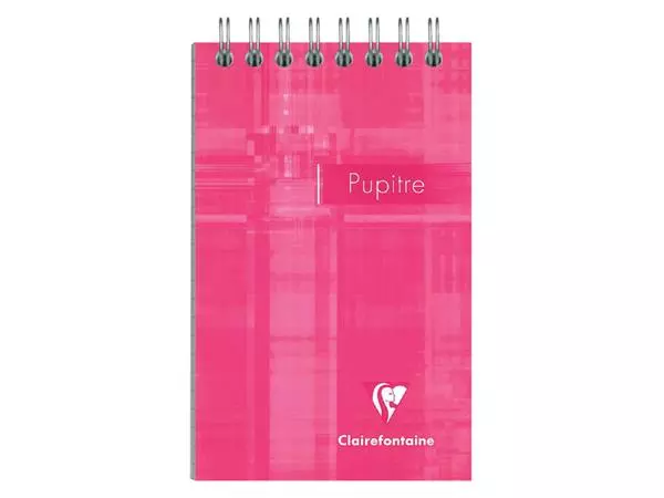 Een Notitieboek Clairefontaine Puptire 75x120mm spiraal lijn koop je bij Kantorice office & business supplies