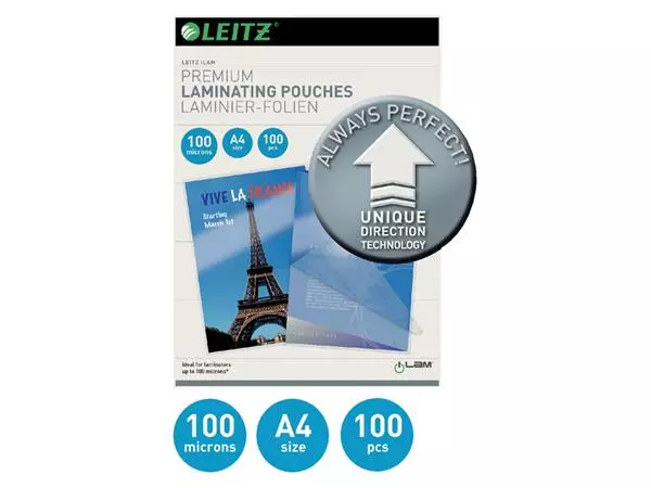 Lamineerhoes Leitz iLAM A4 2x100micron 100stuks