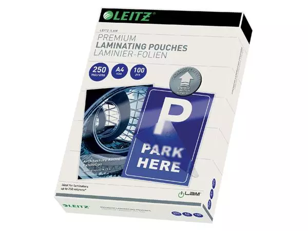 Een Lamineerhoes Leitz iLAM A4 2x250micron 100 stuks koop je bij Quality Office Supplies