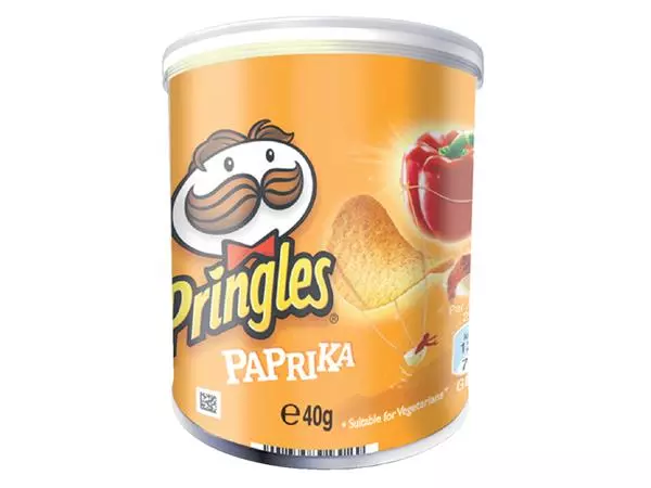 Een Chips pringles paprika 40 gram koop je bij Holster Kantoortotaal