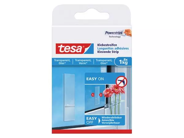 Een Kleefstrips tesa® dubbelzijdig transparant 1kg 8 stuks 8 stuks koop je bij Sysdicom BV