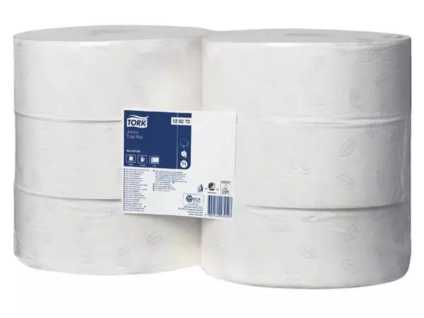 Een Toiletpapier Tork Jumbo T1 advanced 2-laags 360m wit 120272 koop je bij De Rijk Kantoorshop