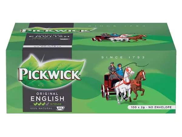 Een Thee Pickwick engelse melange 100x2gr zonder envelop koop je bij Sysdicom BV