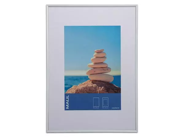 Een Fotolijst MAUL design 30x40cm aluminium frame zilver koop je bij Peter Wind