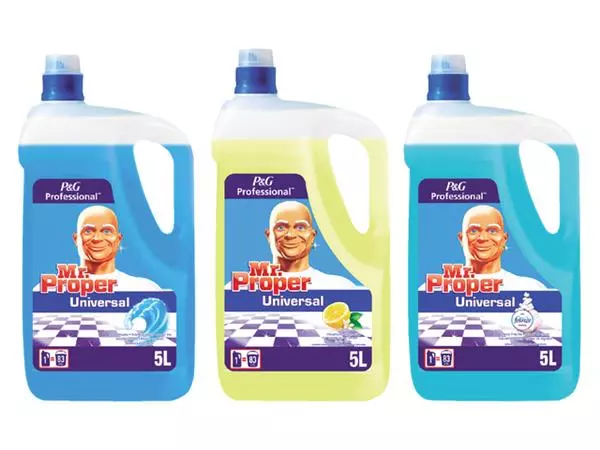 Een Allesreiniger Mr Proper ocean 5 liter koop je bij Company Supplies