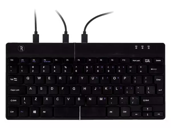 Een Ergonomisch toetsenbord R-Go Tools Split Qwerty zwart koop je bij Sysdicom BV