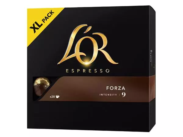 Een Koffiecups L'Or espresso Forza 20st koop je bij Egner kantoorspecialisten