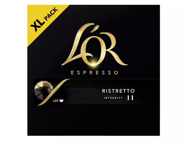 Een Koffiecups L'Or espresso Ristretto 20 stuks koop je bij De Joma BV