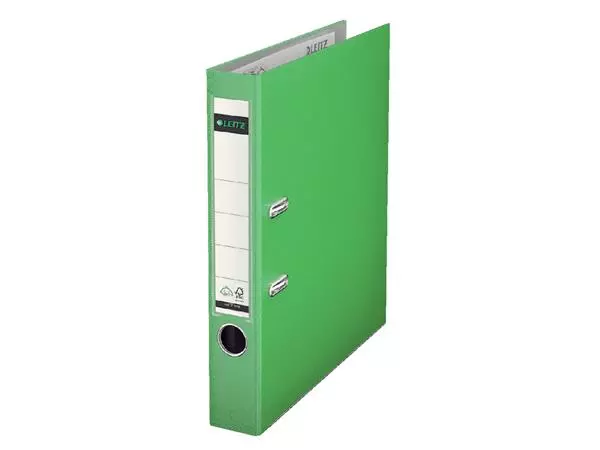 Een Ordner Leitz 1015 180° 52mm PP A4 lichtgroen koop je bij Clippz! Office Supplies