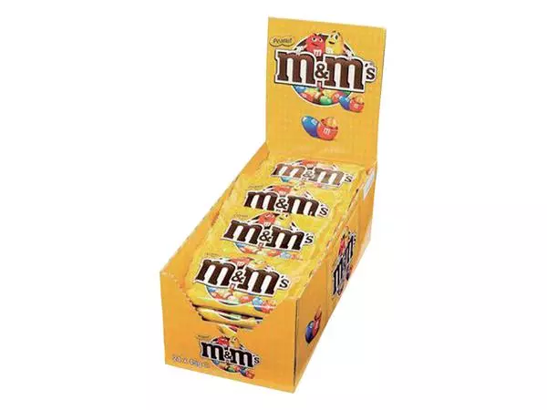 Een Snoep M&M's pinda 24x45 gram koop je bij Continu Kantoor