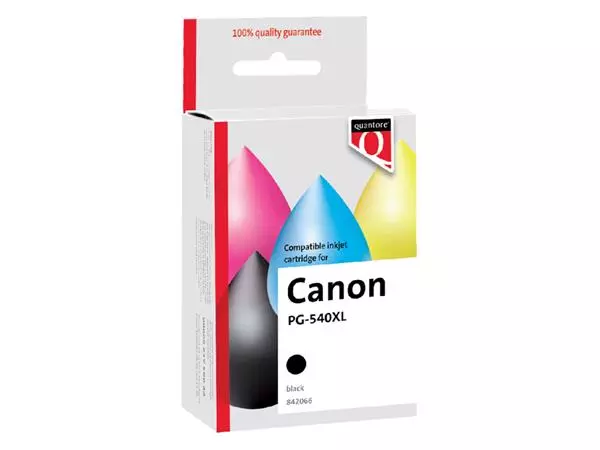 Buy your Inktcartridge Quantore alternatief tbv Canon PG-540XL zwart HC at QuickOffice BV