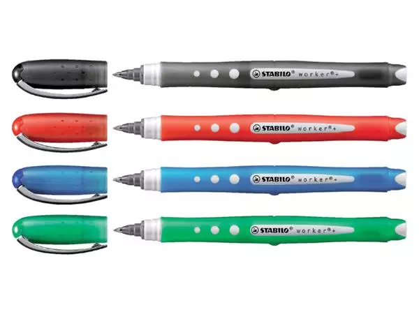 Buy your Rollerpen STABILO worker colorful 2019/41 medium blauw at QuickOffice BV