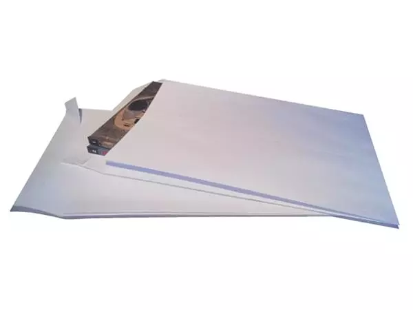 Een Envelop Quantore monsterzak 262x371x38mm zelfkl wit 125stuks koop je bij Schellen Boek- en Kantoorboekhandel