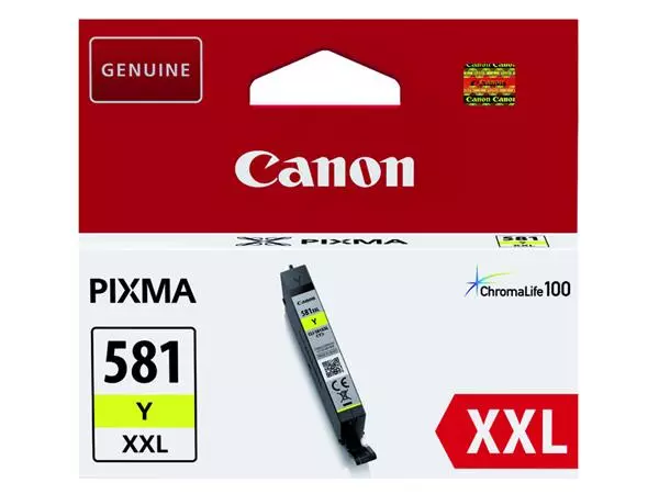 Een Inktcartridge Canon CLI-581XXL geel koop je bij Peter Wind