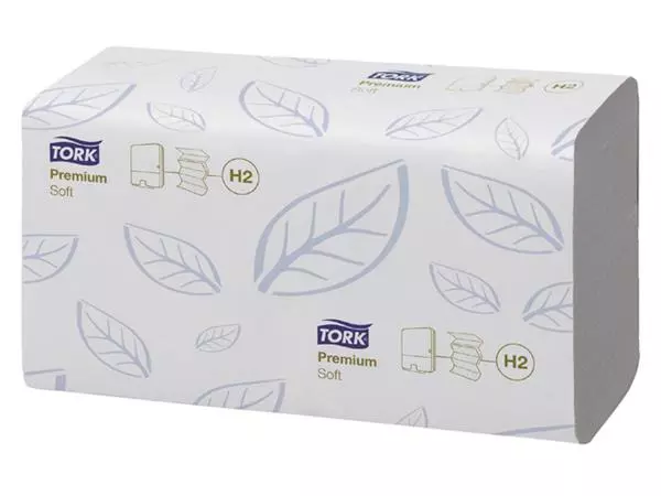 Een Handdoek Tork H2 multifold Premium kwaliteit 2 laags wit 100288 koop je bij Sysdicom BV