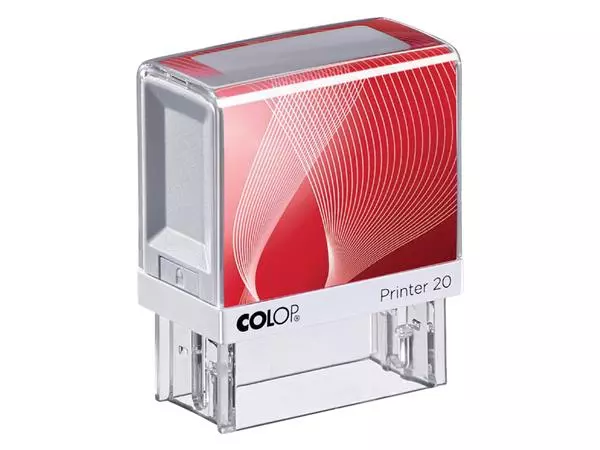 Een Tekststempel Colop Printer 20 personaliseerbaar 4regels 38x14mm koop je bij Kantorice office & business supplies