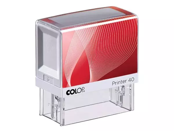 Een Tekststempel Colop Printer 40 personaliseerbaar 6regels 59x23mm koop je bij PrimaOffice