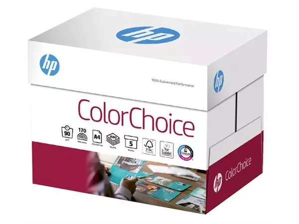 Een Kleurenlaserpapier HP Color Choice A4 90gr wit 500vel koop je bij Topkantoor Repro Creatief