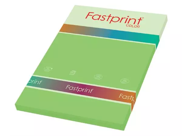 Een Kopieerpapier Fastprint A4 120gr helgroen 100vel koop je bij Sysdicom BV